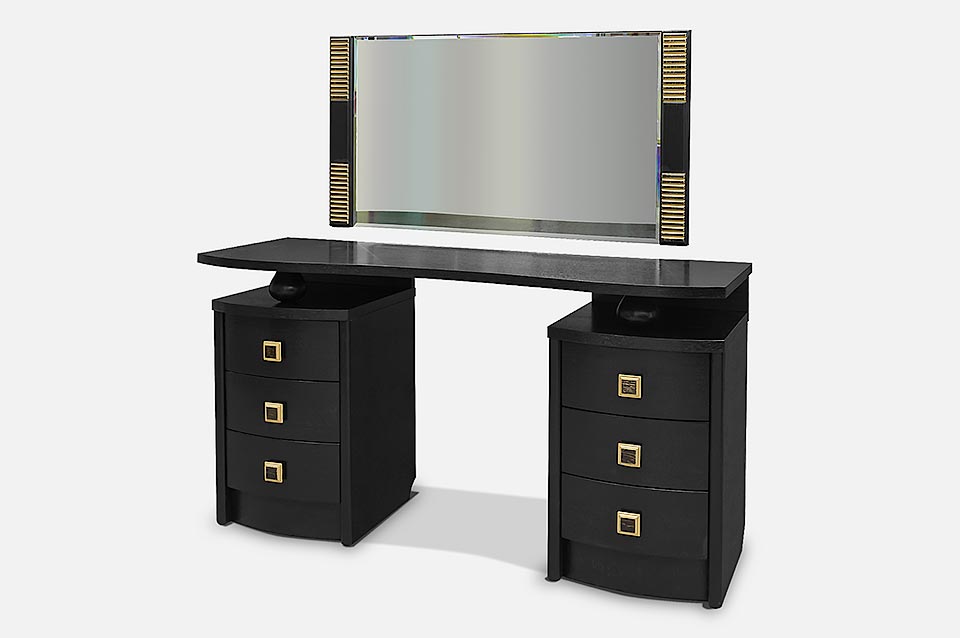 Карина &mdash; туалетный столик с зеркалом, венге